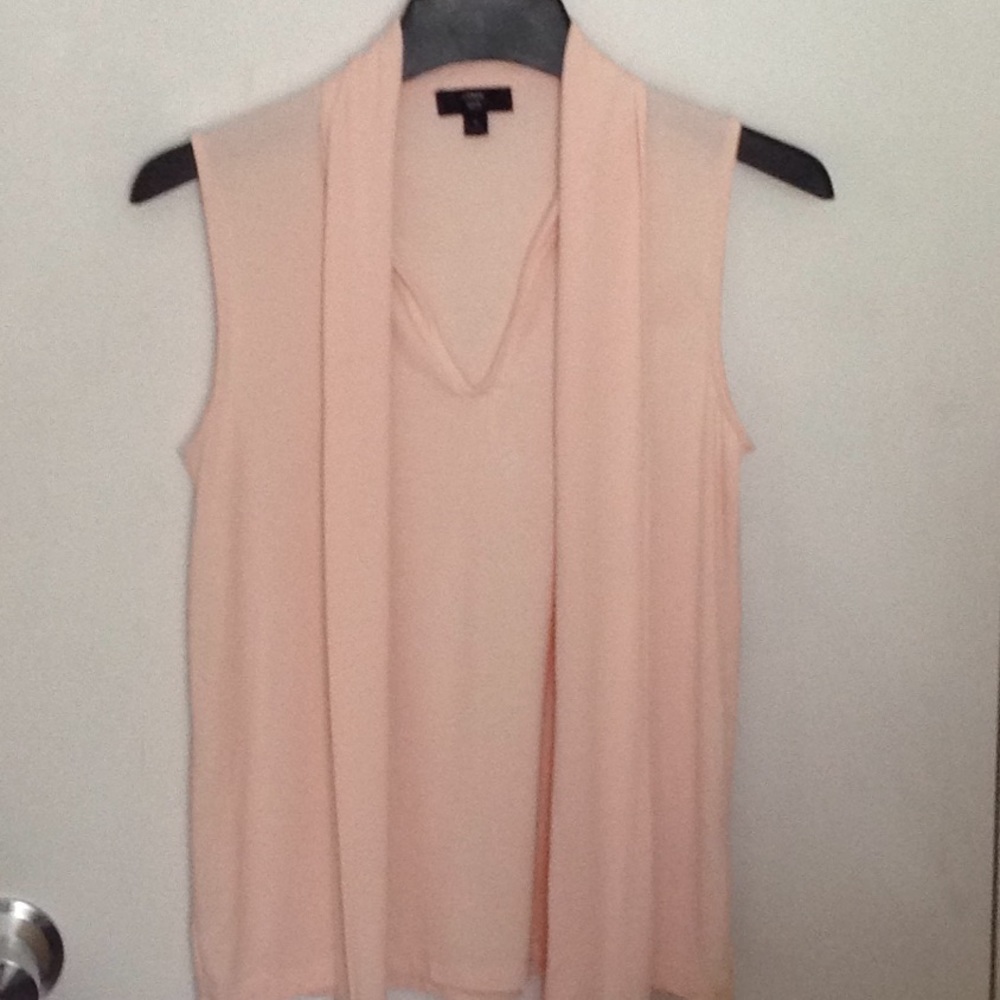 Peach color top / blouse from J. Crew, Sz S
